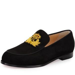 CHRISTIAN LOUBOUTIN
Laperouza Suede Crest Loafer